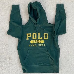POLO HOODIE - GREEN & YELLOW